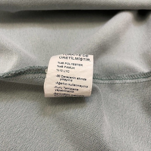 Allday Charm Green Hooded Full Zip Track Suit Jacket Sweater - Picture 11 of 11